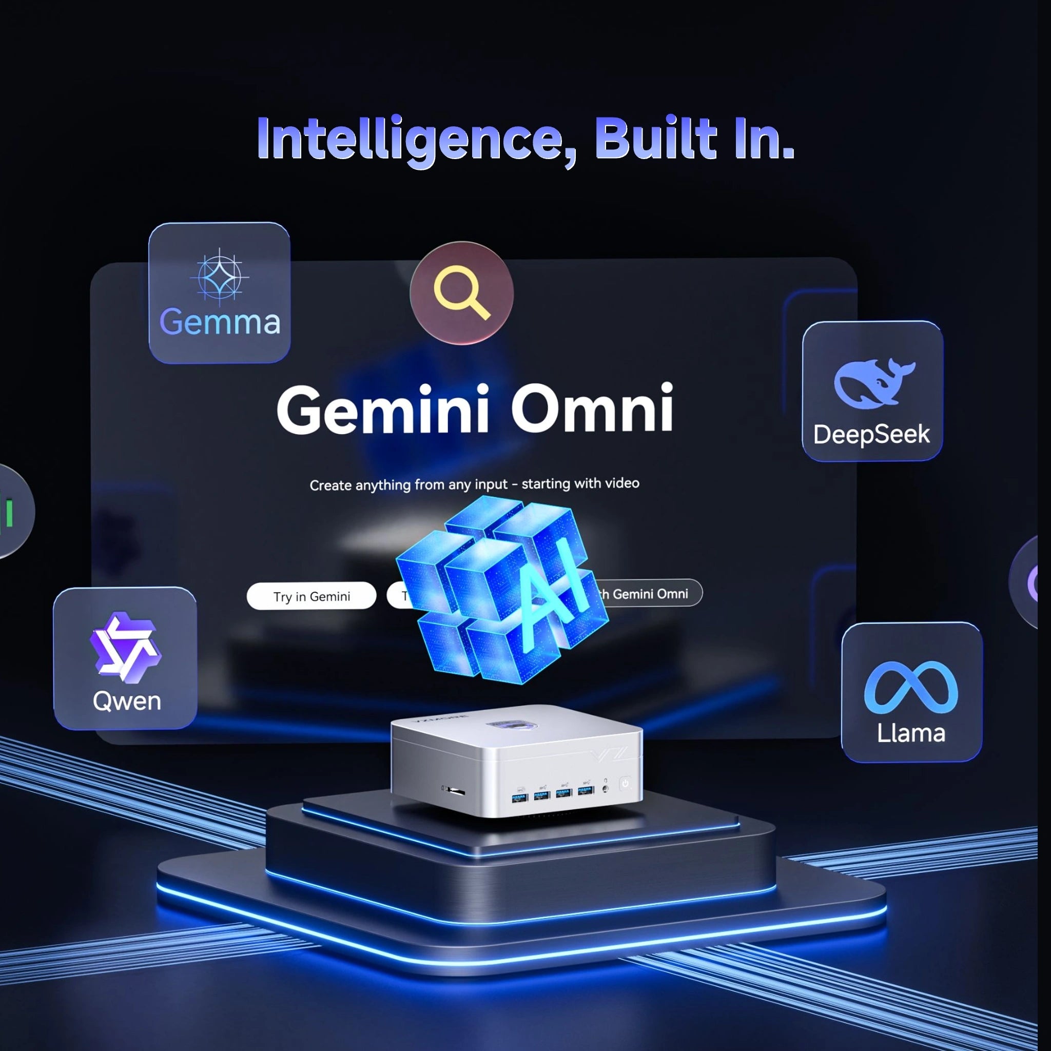 AX9 Max Mini AI PC with AMD Ryzen™ AI 9 HX 470