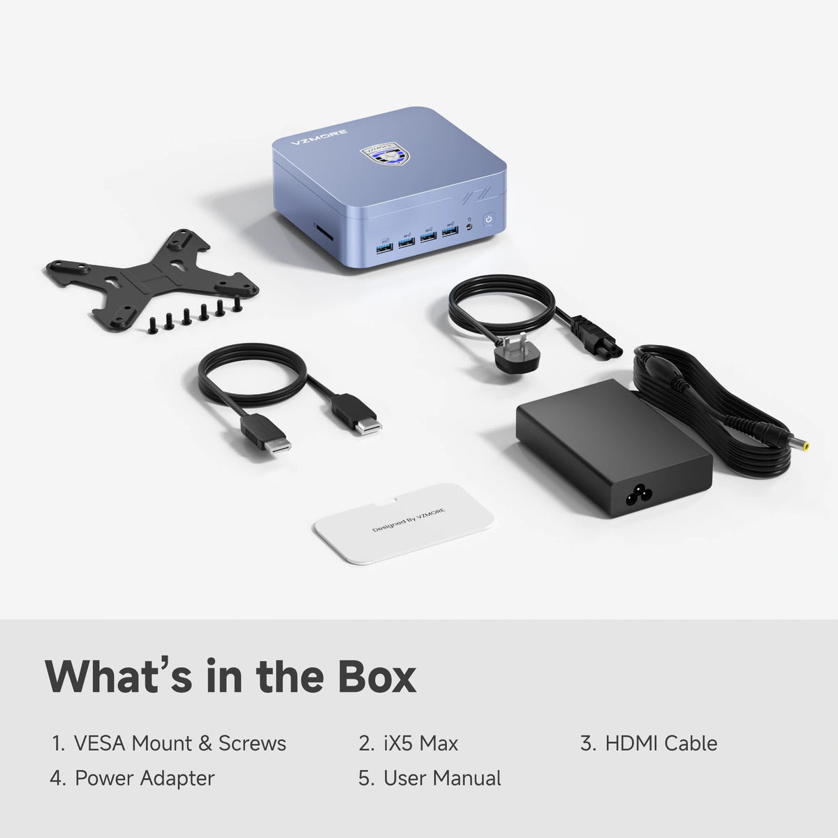 iX5 Max Mini PC with Intel® Core™ Ultra 5 125U CPU